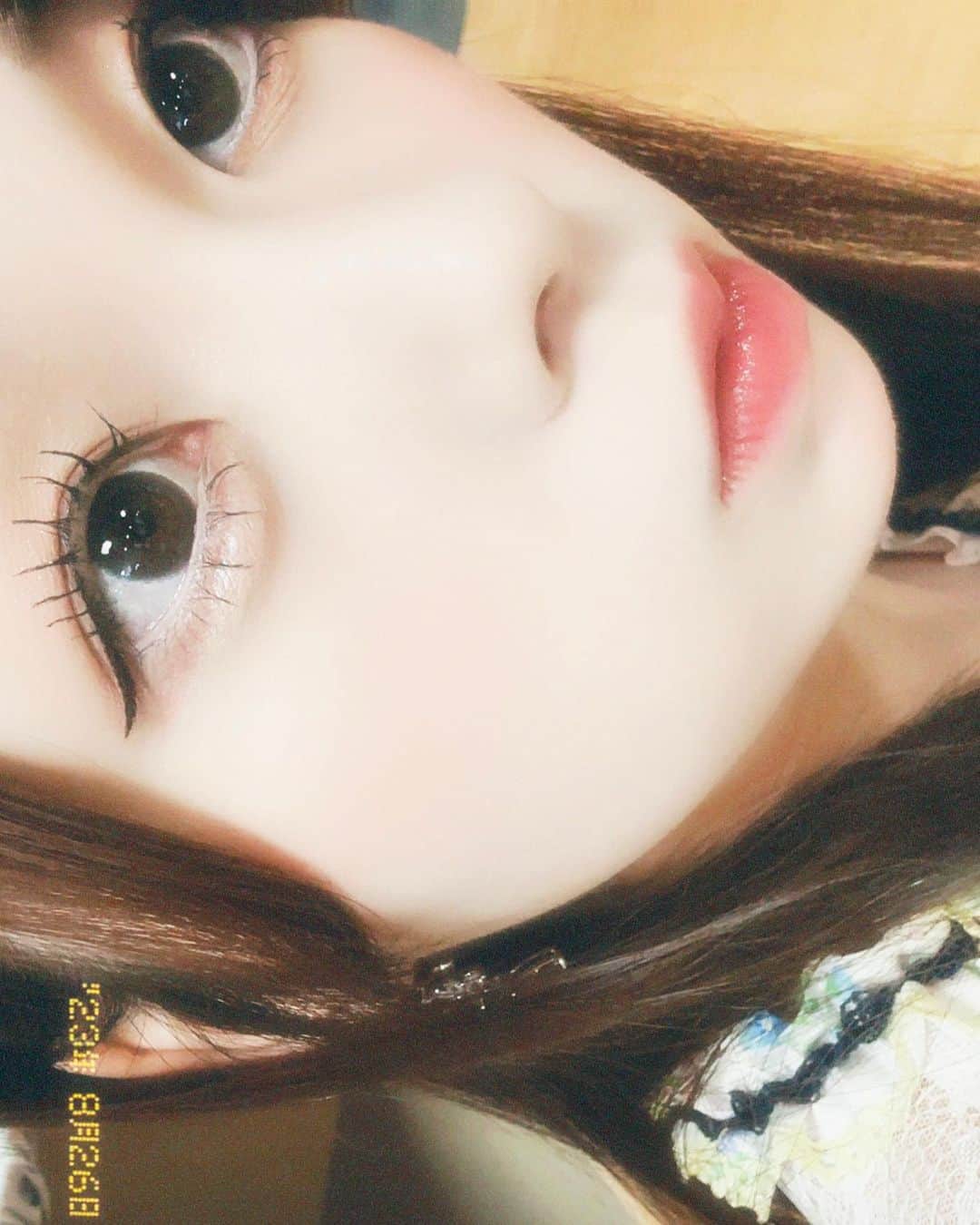 山内祐奈のインスタグラム：「ちょっとまつげ上手くいったので 載せたい！←で載せた🧏🏻‍♀️  #makeup #idol#idolmakeup  #ゆなすたぐらむ❤︎」