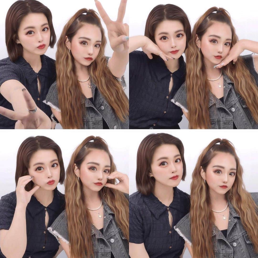 逆さ撮り　プリクラ NANCYさんのインスタグラム写真 -  (NANCYInstagram)「いつも撮ってるメルルがなかったから初めて撮るプリ機だったけど、きゅるきゅるすぎた🥹💦逆加工必須🤣  ちょっと前まで一緒にギャルしてたお友達がなんだかお姉様みたいになってた😮‍💨 中身は変わらないけど🫶🏽笑 ...