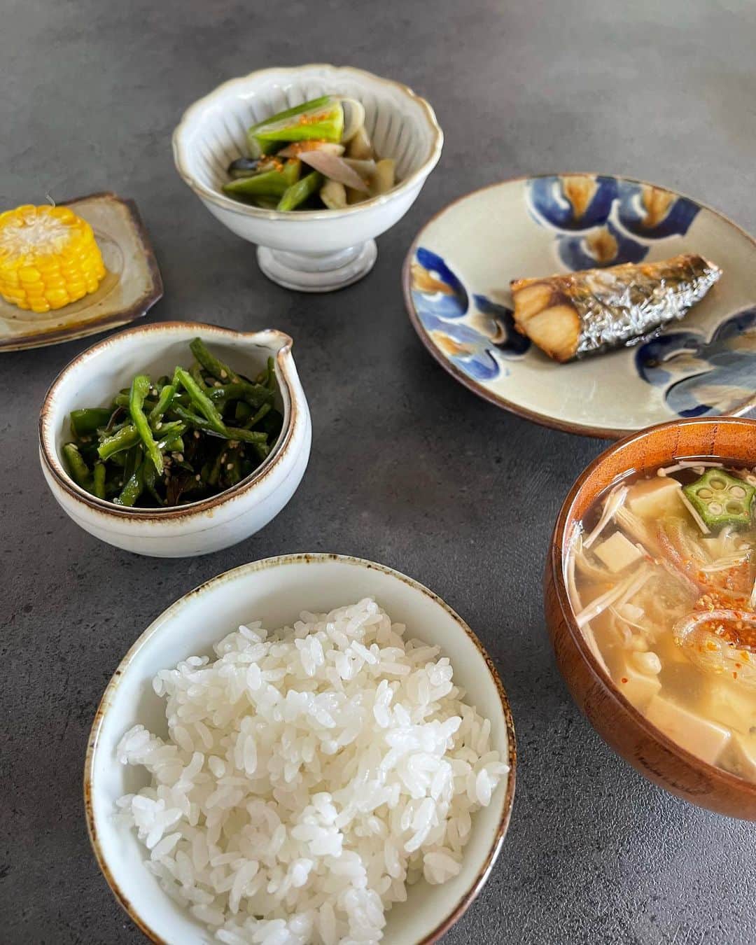 浜﨑日香里さんのインスタグラム写真 - (浜﨑日香里Instagram)「和食シリーズ🍚 やっぱり日本人は一汁三菜だよね。 時々蕎麦、素麺。」8月26日 21時15分 - hamasaki_hikari