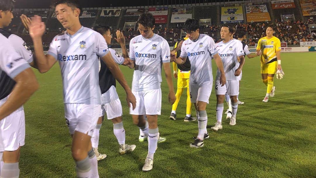 カマタマーレ讃岐のインスタグラム：「🏆明治安田生命Ｊ３リーグ第24節 🆚#愛媛FC ⏰試合終了 ⚽2-3  先手をとりながらも、後半に逆転を許す非常に厳しい結果となりました。 現地でもDAZNでも応援ありがとうございました。  #カマタマーレ讃岐」
