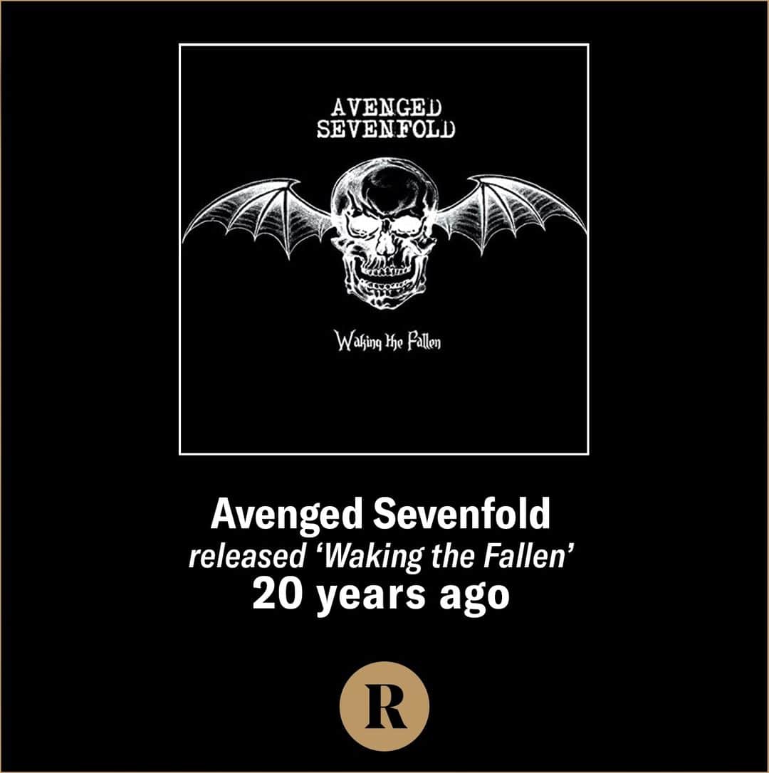 Revolverのインスタグラム：「💀🦇 Avenged Sevenfold's 'Waking the Fallen' is 20!⁠ ⁠ When did you first hear it?」
