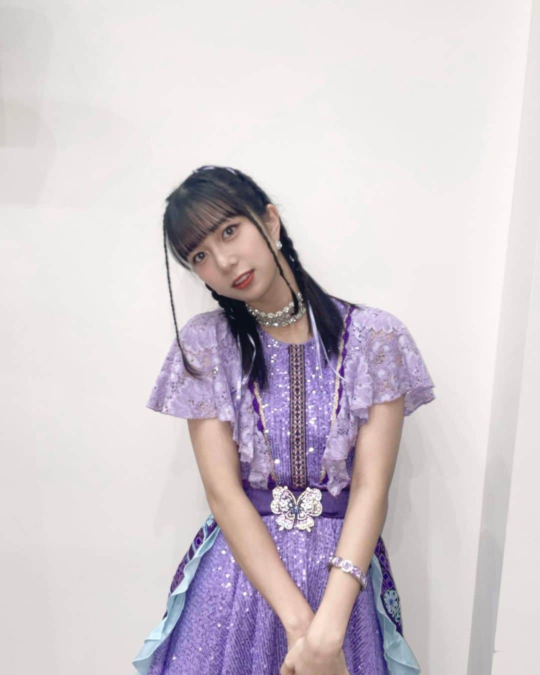 のインスタグラム：「・ ・ 三つ編みの二乗  #井上玲音」
