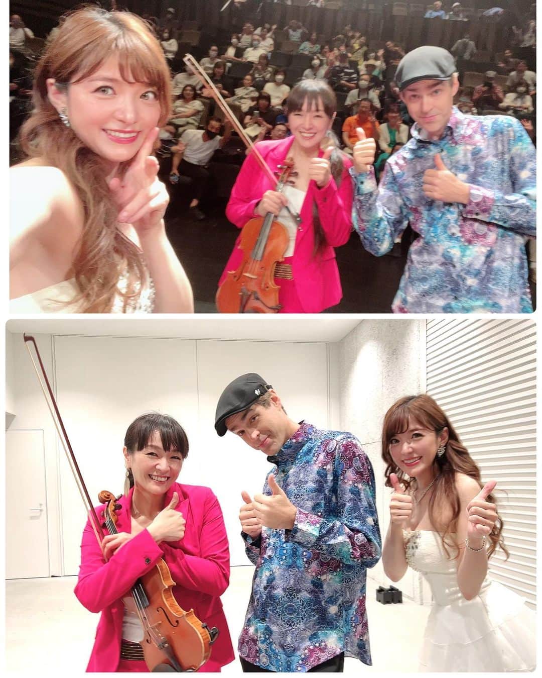 高木里代子さんのインスタグラム写真 - (高木里代子Instagram)「今日は富山県オーバードホールにて コンサート＆コラボライブ！！ ピアニストJacob Kollerさん バイオリンSayakaさんとも初共演で ジャズからポップスまで❣️ SPAINにリベルタンゴに紅蓮華に ジャズスタンダードからオリジナルまで…！！ 手に汗握るガチバトルな瞬間もあるかと思えば、 寄り添って奏でるハーモニーもあり。。！ ピアノ2台とバイオリンって こんなにも世界が広がるんだなと…✨楽しかった！！ お客様にも盛り上がって頂けて良かった😆  ご来場の皆さま、そしてお世話になった ケーブルテレビさんや現地スタッフさま、 エイベックススタッフの皆さま、 ありがとうございました！！✨ また富山にライブしに行きたいなぁ🥹💕  #高木里代子 #riyokotakagi  #ピアノ #ピアニスト  #ジャズ #ジャズピアノ #ジャズピアニスト #piano #pianist #jazz #jazzpiano #jazzpianist #youtuber #jacobkoller #バイオリン #富山オーバードホール #ストリートピアノ #angelr #dressup」8月26日 21時39分 - riyokotakagi
