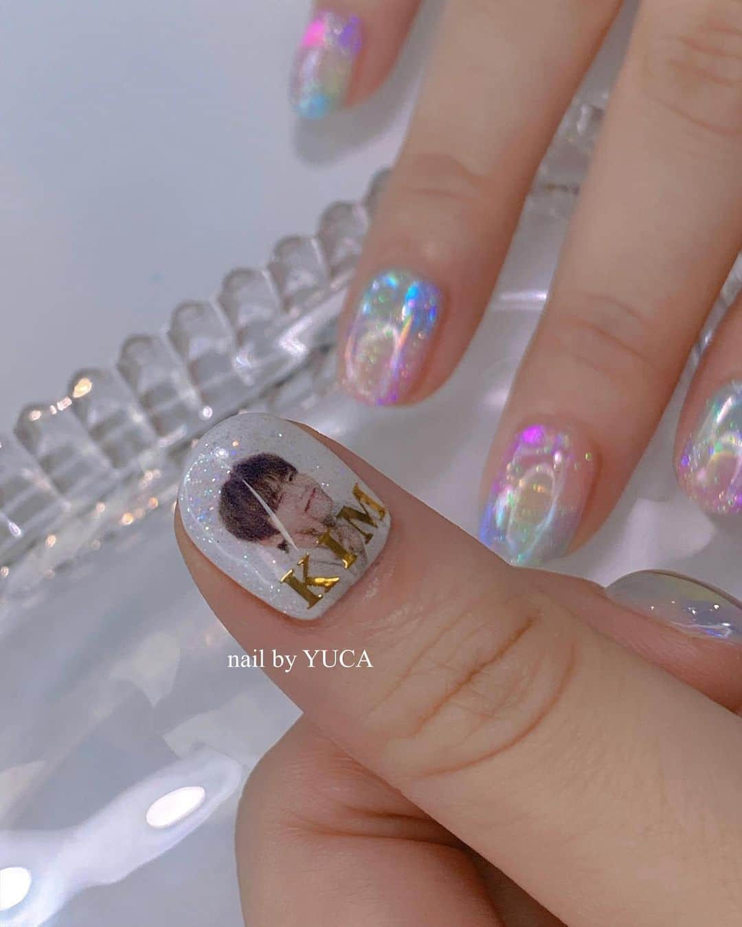 YUCAさんのインスタグラム写真 - (YUCAInstagram)「🤍🤍🫧 ⁡ ⁡ ⁡ #うるうるネイル #iniネイル  #nail #ネイル #オーロラネイル #네일  #auroranails #tettynail #유카네일 #우루우루네일 #uruurunail #美甲 #yucanail #木村柾哉」8月26日 22時15分 - yuca_814