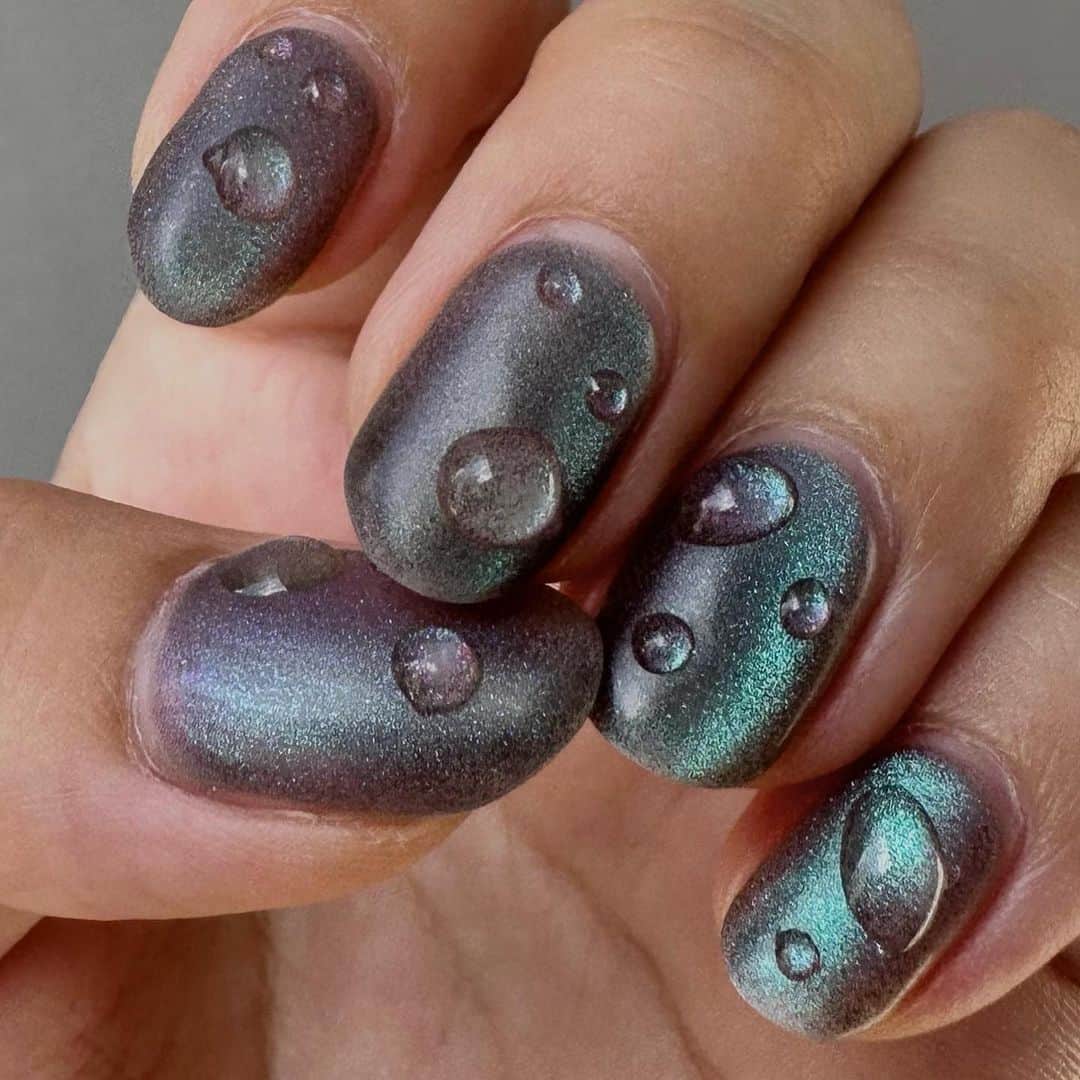 相羽瑠奈さんのインスタグラム写真 - (相羽瑠奈Instagram)「🫧 new nail 🫧」8月26日 22時26分 - rone.runa