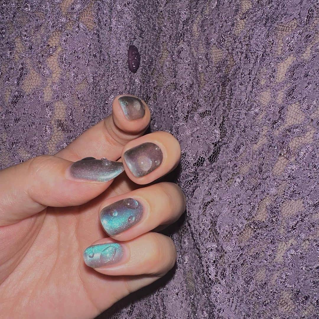 相羽瑠奈のインスタグラム：「🫧 new nail 🫧」