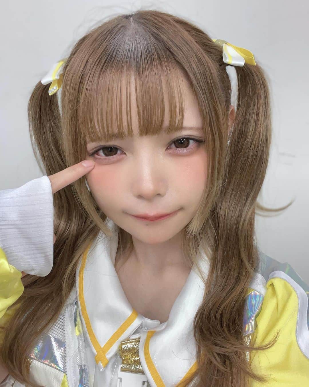 眠岸ぷりんのインスタグラム：「はーふついん！べー！」