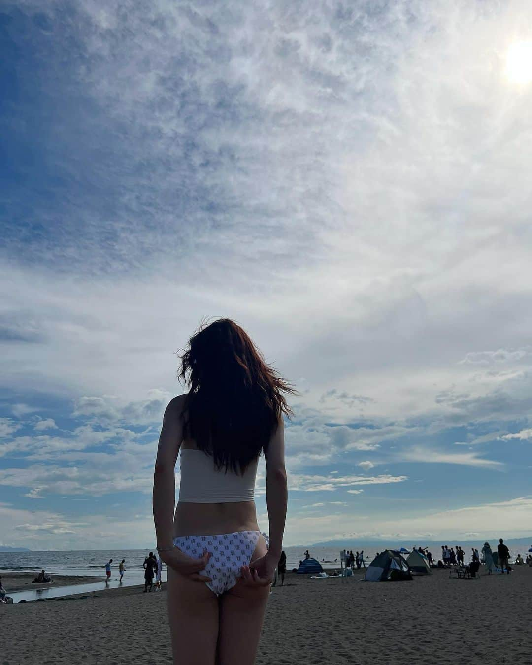 桜井美悠（みゆみゆ）さんのインスタグラム写真 - (桜井美悠（みゆみゆ）Instagram)「#水着コーデ  夏したよ〜🌞  tops→ @shein_japan  pants→ @pinkyshake_official」8月26日 23時01分 - miyumiyu1112