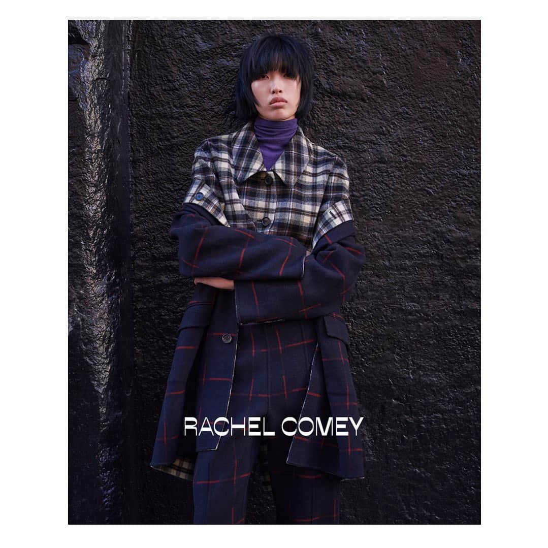 レイチェルコーミーのインスタグラム：「Reversible Tailored Jackets in our new Doubleface Plaid Worsted Wool 🖤 Fall 2023」