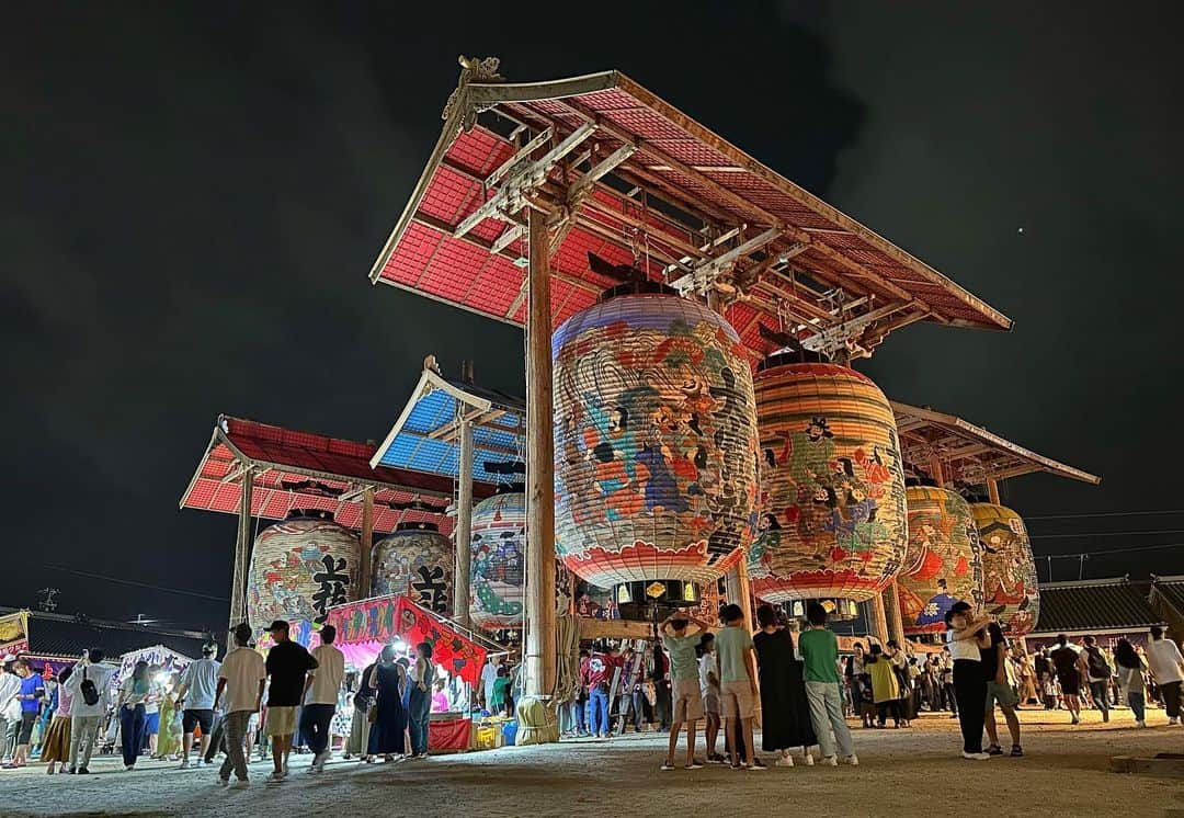JAPANのインスタグラム：「Big lantern festival at suwa shrine」