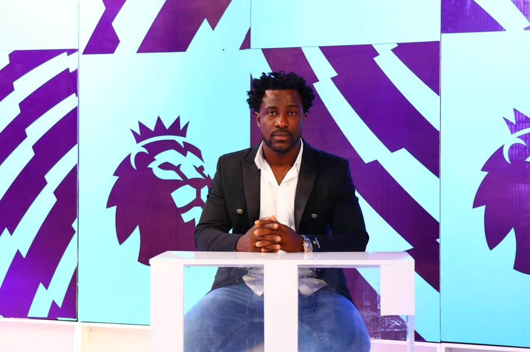 ウィルフリード・ボニーのインスタグラム：「Merci à @nci_television et à @mlktraore pour l'invitation👊 content de voir mon petit @gohibicyriac 👌👌👌」