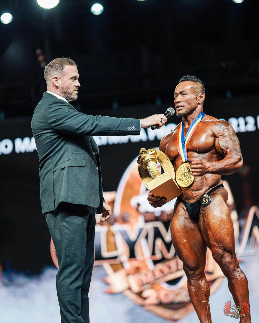 Hidetada Yamagishiさんのインスタグラム写真 - (Hidetada YamagishiInstagram)「Your 2023 @mastersolympiaofficial 212lbs Champion! 🏆 @hideyamagishi」8月27日 1時30分 - hideyamagishi