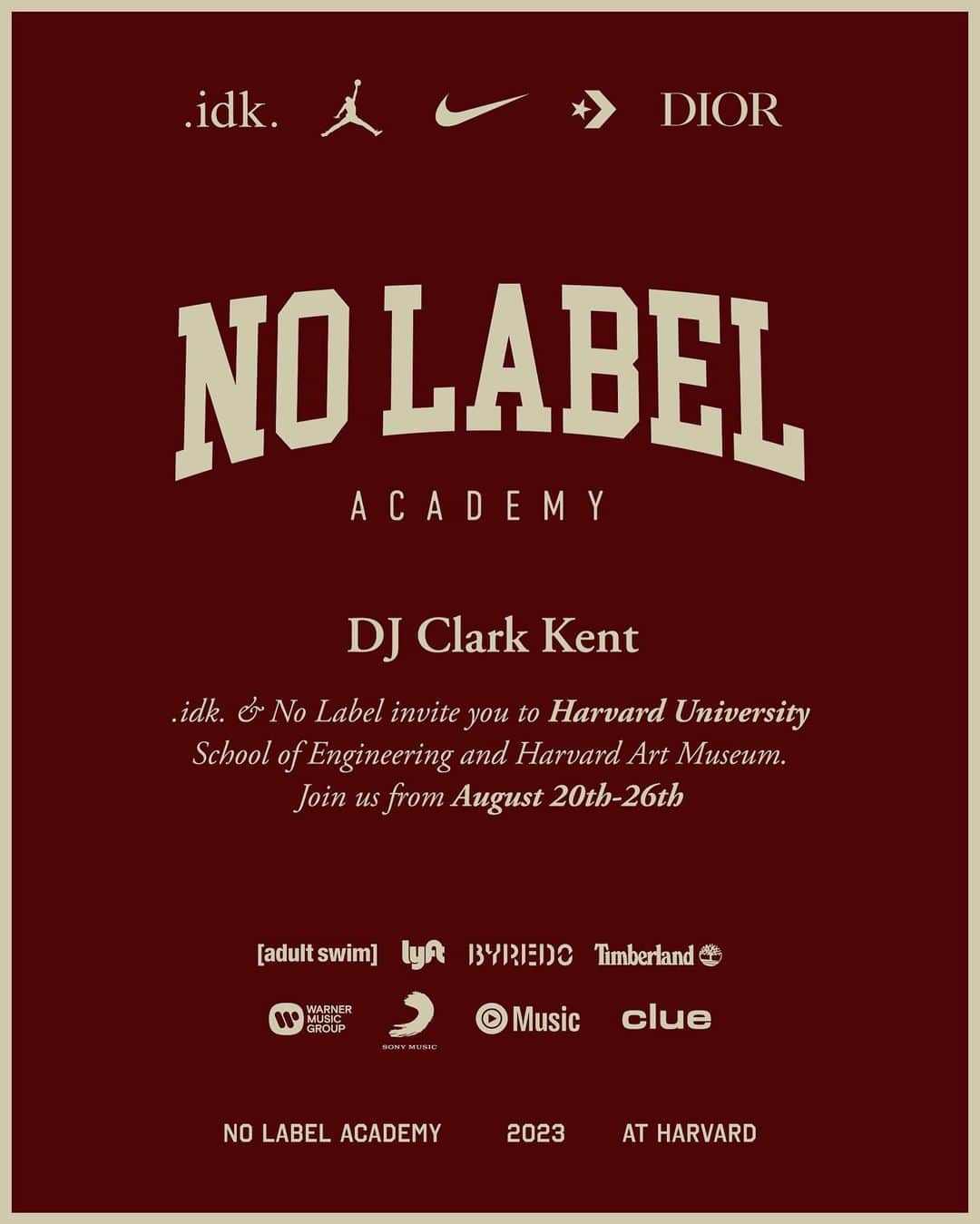 DJ Clark Kentさんのインスタグラム写真 - (DJ Clark KentInstagram)「Proud to be a part of the @nolabel.live music program at #Harvard @harvardhbs headed by @idk and curated by my brother @kodaklens.  Humbled to be able to speak to the youth about our Music, Culture and influence with a great group of my peers and fam.」8月27日 1時46分 - djclarkkent