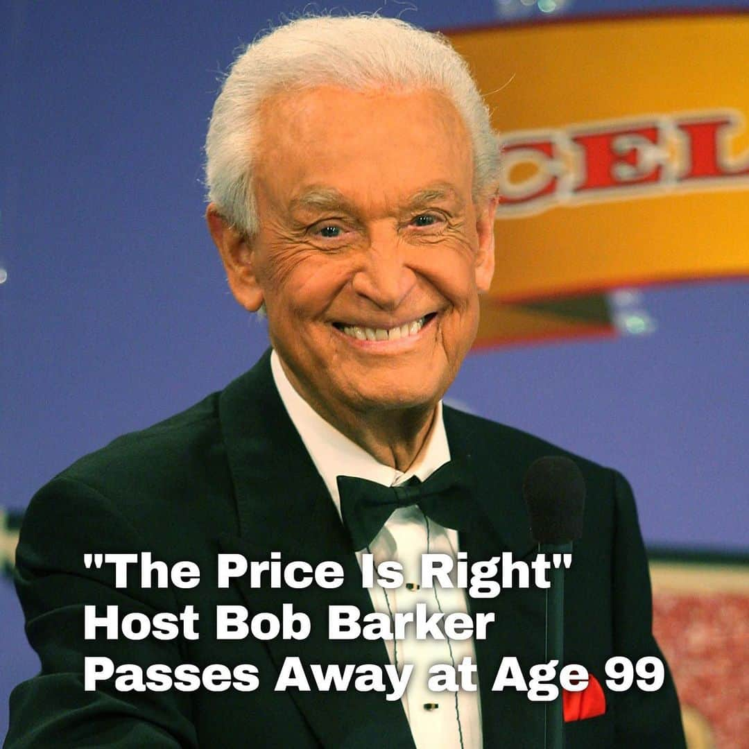 Just Jaredさんのインスタグラム写真 - (Just JaredInstagram)「Bob Barker, the iconic host of "The Price Is Right," has sadly died at the age of 99. Tap this photo in the LINK IN BIO to read the statement from his publicist. #BobBarker #ThePriceIsRight Photo: Getty」8月27日 2時04分 - justjared