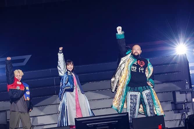 岡倫之のインスタグラム：「【Animelo Summer Live  2023 -AXEL-】  出演してきた。  先に言っておくが、アニサマ出演に新日本プロレスとブシロードは全く関係ない。  ライブレポートを書かせてくれたSPICE、見てくれたアニサマプロデューサーの齋藤、そして余の文才である。  【ただのオタクだった奴がアニサマの舞台に立つことができる】  人は成長できるし、夢を叶えることもできる。  これからもっと、1番強くて、1番有名で、1番プロレスを盛り上げるプロレスラーになる。  #アニサマ #アニメロサマーライブ #さいたまスーパーアリーナ  #愛美 #MADKID #プロレスラー #夢のある仕事」