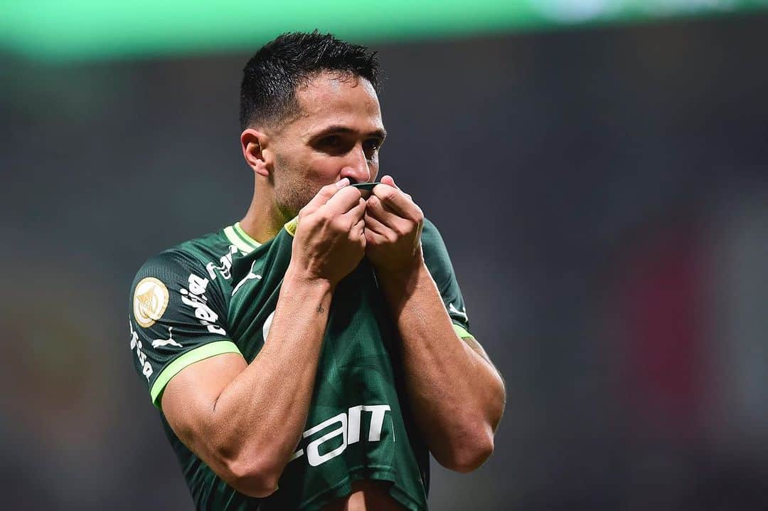 ルアン・ガルシアのインスタグラム：「Gratidão e Respeito. Obrigado pelo privilégio de pertencer a essa instituição. Esse sentimento, é impossível de ser explicado. Parabéns, Palmeiras! Maior campeão do Brasil. #Palmeiras109anos」