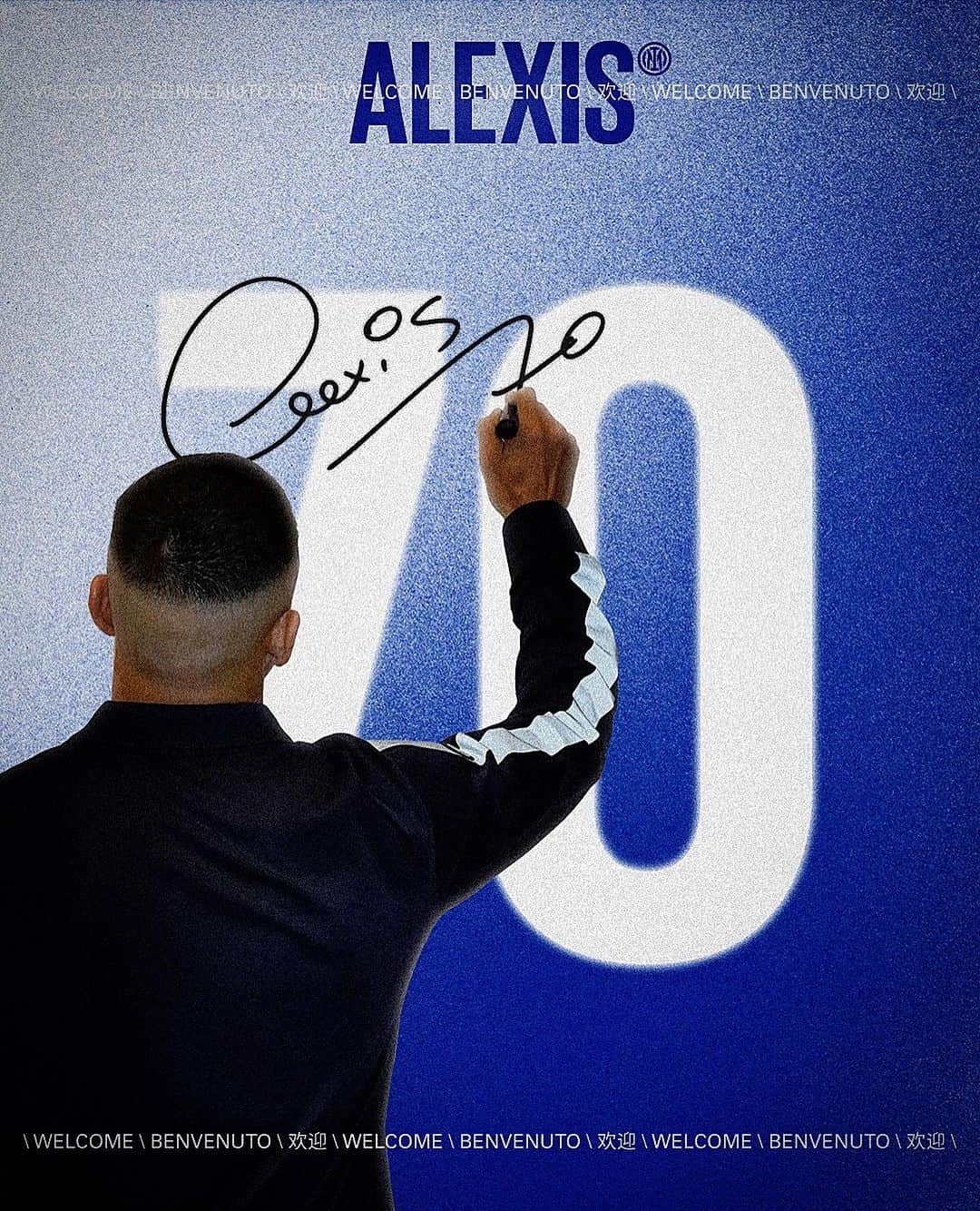 アレクシス・サンチェスさんのインスタグラム写真 - (アレクシス・サンチェスInstagram)「@inter ⚫️🔵」8月27日 3時20分 - alexis_officia1