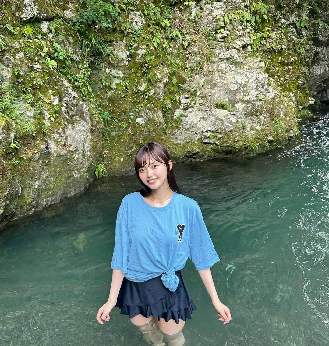 森日菜美のインスタグラム：「みずあそびやーーい🐳」