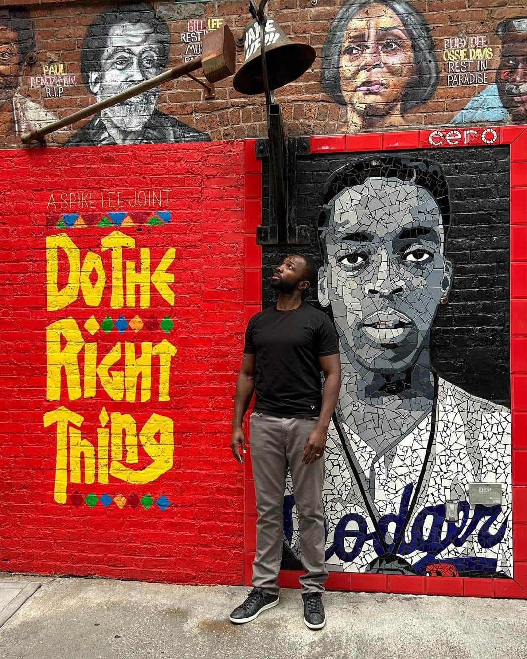 ジェイミー・ヘクターのインスタグラム：「A Spike Lee Joint!  Do The Right Thing!! Nobody throws a block party like Spike!  #dotherightthing #spikelee #aspikeleejoint #brooklyn」