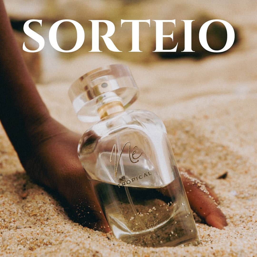 アンネ・コウチーニョのインスタグラム：「PARTICIPE do nosso sorteio e tenha a chance de ganhar o incrível perfume NE TROPICAL!🌴 É fácil participar, não perca essa oportunidade! SIGA TODAS A REGRAS  REGRAS: *seguir o perfil @ainecbeauty  *comentar seu emoji favorito e marcar um @ ativo, na foto do sorteio *compartilhar a imagem do sorteio no stories marcando @ainecbeauty.  PRONTINHO! Depois de tudo feito, você estará concorrendo ao NÊ TROPICAL!! Boa sorte a todos❤️❤️🌴✨✨  Resultado do sorteio: 02/09/23  Ps: Frete incluso para todo o Brasil 🇧🇷      #SorteioNeTropical #FragrânciaIncrível #sorteio #sorteios」