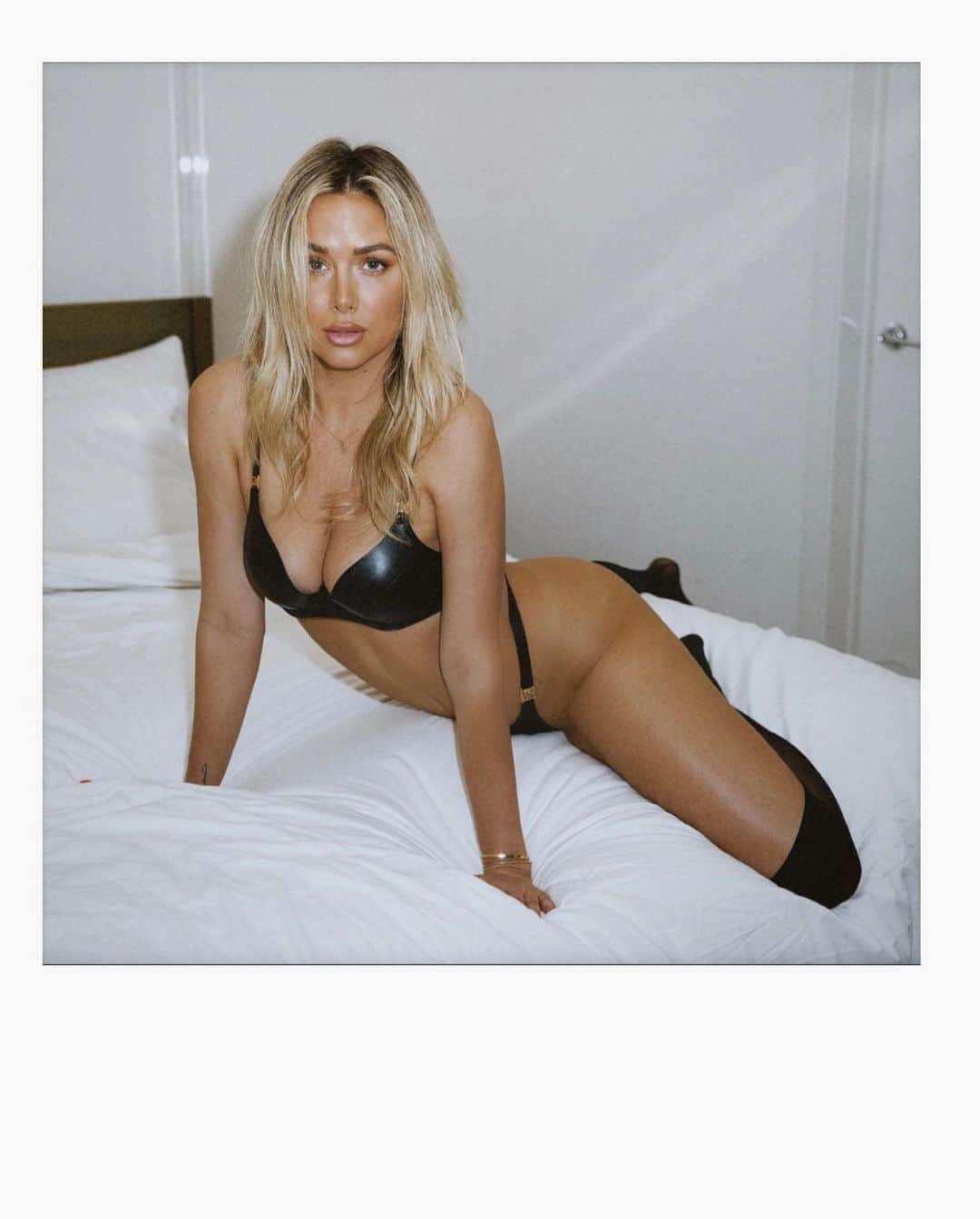 プレイボーイさんのインスタグラム写真 - (プレイボーイInstagram)「Polaroids with @daniellagrace 🖤 Get access to Daniella's exclusive content on Playboy. Wearing @honeybirdette, photographed by @ryanhadji」8月27日 9時02分 - playboy