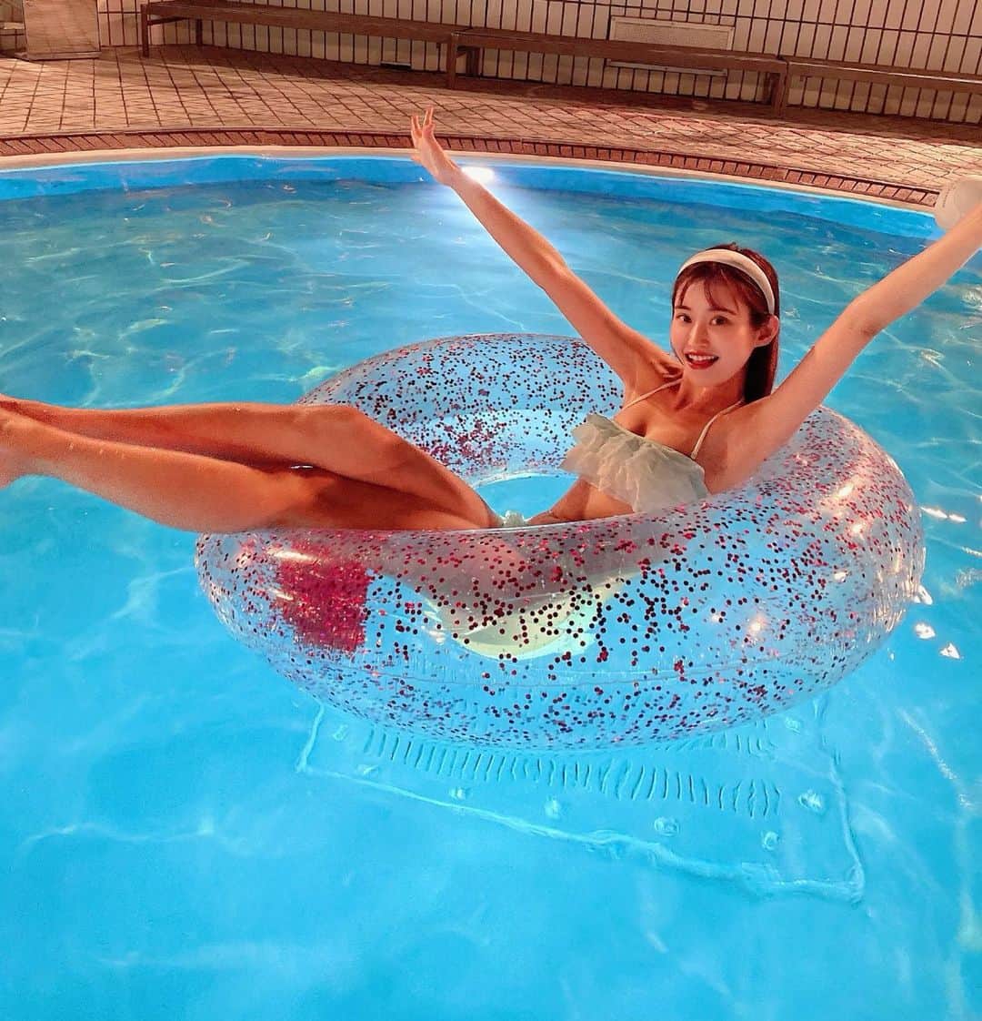 のインスタグラム：「・ ・ 風間準？って コメントきてた🤔💗 ・ ・ #anaintercontinentaltokyo#nightpool」