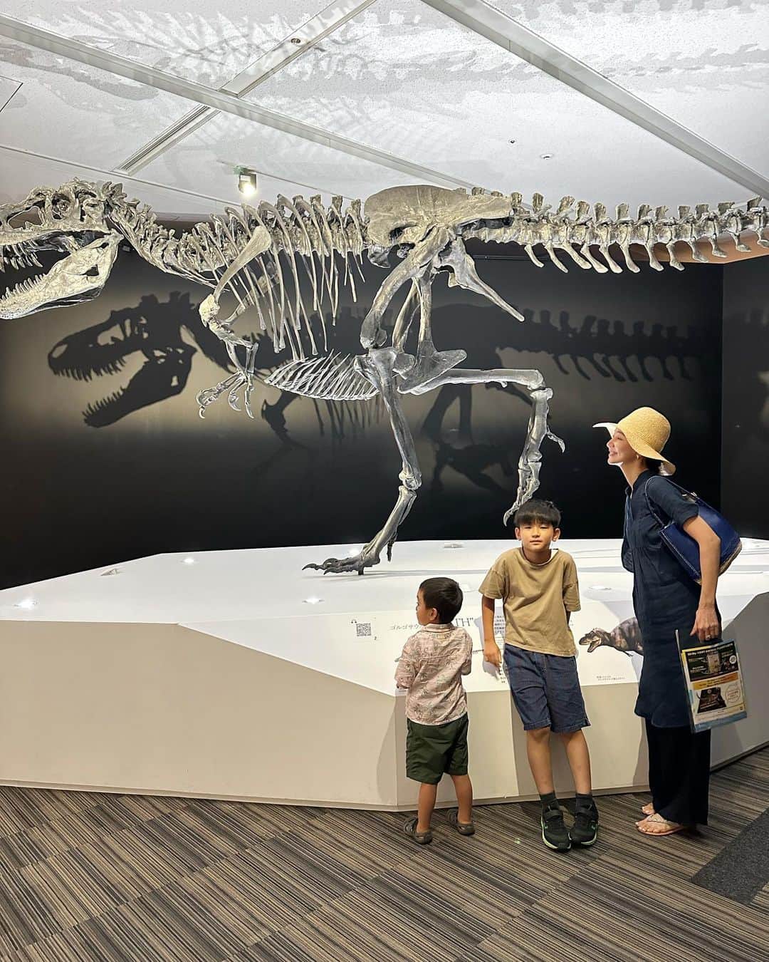 ナオさんのインスタグラム写真 - (ナオInstagram)「夏の思い出  愛可ちゃん親子と六本木ミッドタウンで開催されている恐竜科学館へ  @aikick   息子くんほんと可愛い❤️❤️❤️ うちの息子にすっかり懐いてベッタリしてきてたまらない〜  恐竜もさることながら息子くんに釘付け〜❤️  妹と甥っ子も途中から合流し外遊び。  楽しい思い出ありがとう。 また遊ぼうね♪」8月27日 11時49分 - nao_nao310