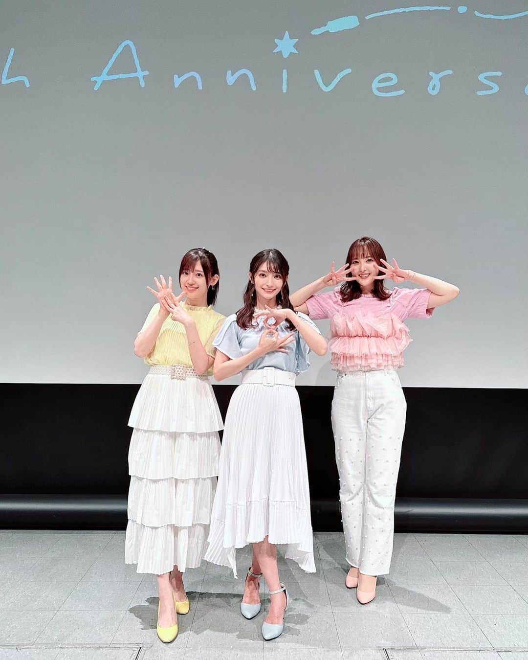 長久友紀さんのインスタグラム写真 - (長久友紀Instagram)「「Earphones 8th Anniversary Special Party」 来て下さった皆様ありがとうございました！  久々の有観客のトークイベントでしたがいかがでしたかー？ コーナーも盛りだくさんで楽しかったー！！！✨ ニューアルバム発売決定や「＃それが声優」のイヤホンなど新情報もあり、9年目もイヤホンズ として活動出来て嬉しいな♡ これからも末長久よろしくね˚₊*(ˊॢo̶̶̷̤ .̫ o̴̶̷̤ˋॢ)*₊˚  オンラインくじはこちらから💁‍♀️ https://www.fan-ds.com/top/fds-kuji/lot/detail/earkuji3  2024/2/14ニューアルバム「手紙」の予約受付はこちらから💁‍♀️ https://eaphones.lnk.to/TGMTW  #それが声優！キャラクターボイス搭載イヤホンのご予約はこちらから💁‍♀️ https://wedge-audio.jp/products/seiyus-life-earphones  #イヤホンズ  #イヤホンズ8周年」8月27日 23時04分 - nagakuyuki