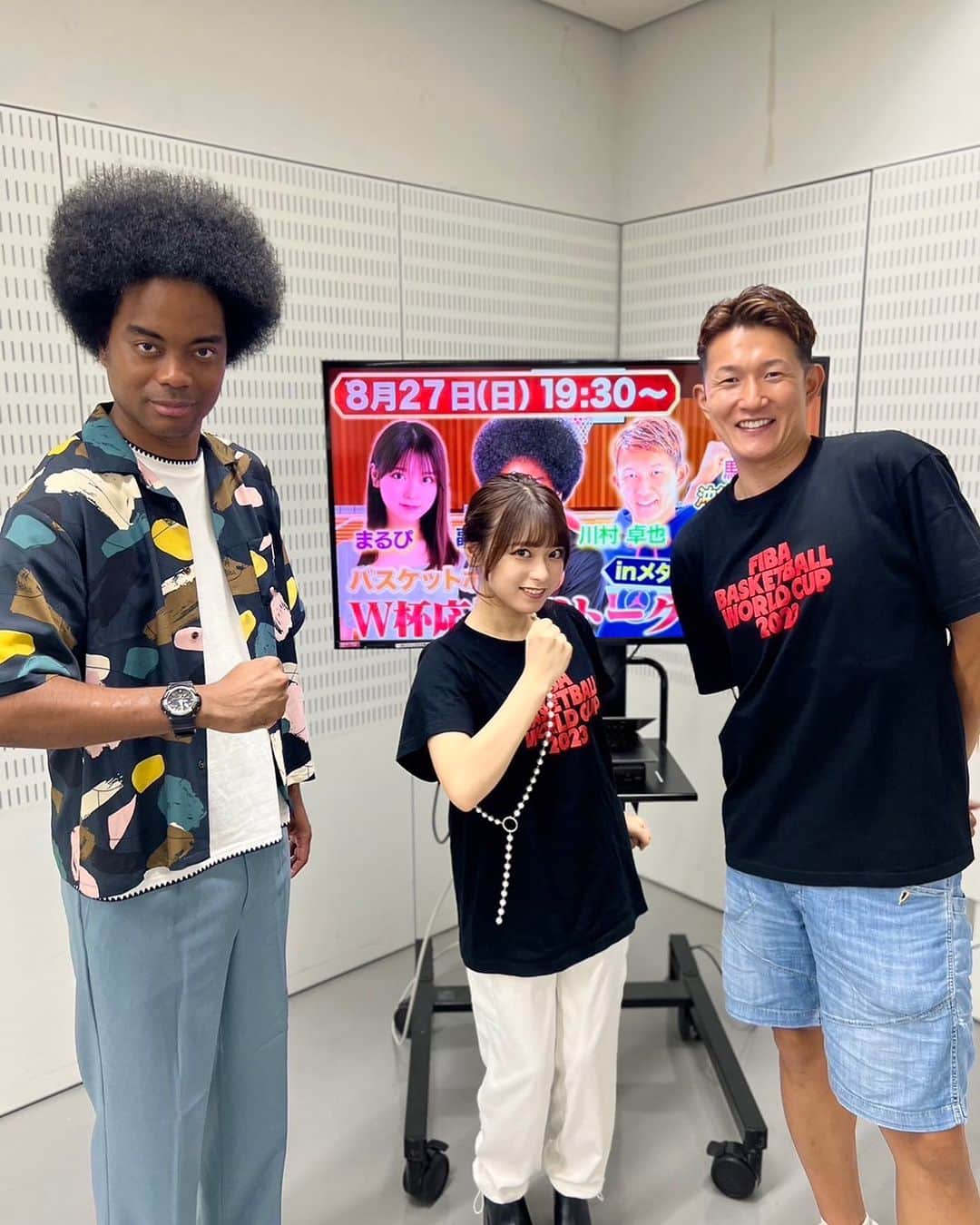 川村卓也のインスタグラム：「. 今日はテレビ朝日さんにて W杯・vsフィンランド戦の前に 副島さんとまるぴさんと一緒に、メタバース空間を使ったイベントに参加させていただきました！ イベントに集まってくれた皆様ありがとうございました🙌 選手の皆んなに僕らの応援届いてたと信じてます🔥🔥🔥🔥🔥」
