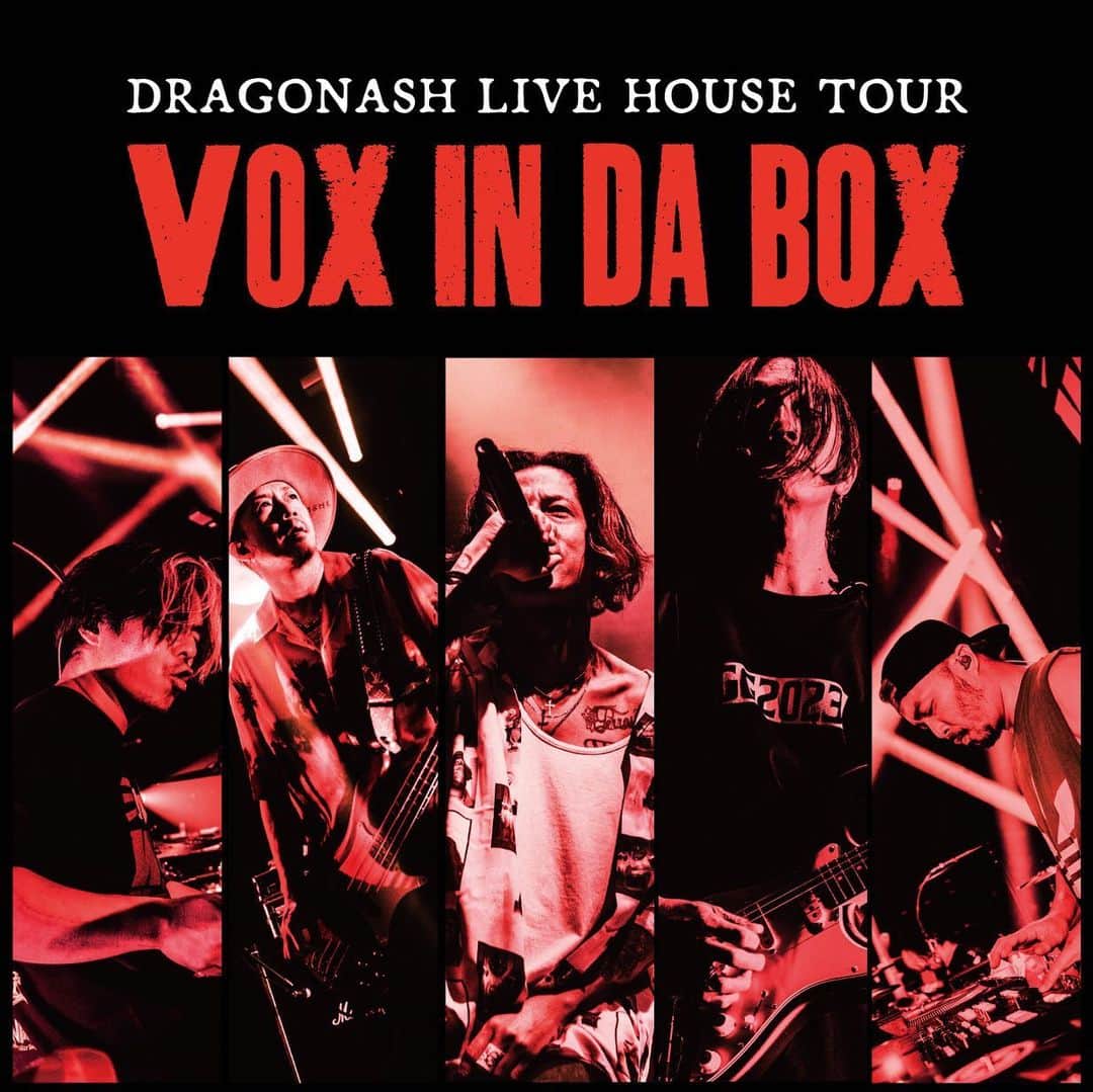 T$UYO$HIのインスタグラム：「. Dragon Ash  LIVE HOUSE TOUR VOX IN DA BOX  ツアー決定！！  逆襲の次は解放だ！爆発だ！  #dragonash」