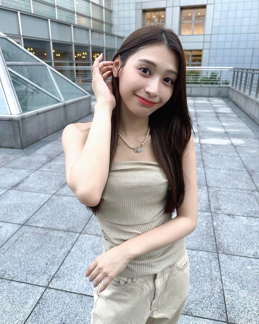 椚ありさのインスタグラム：「早く涼しくなってほしいね~🥺」
