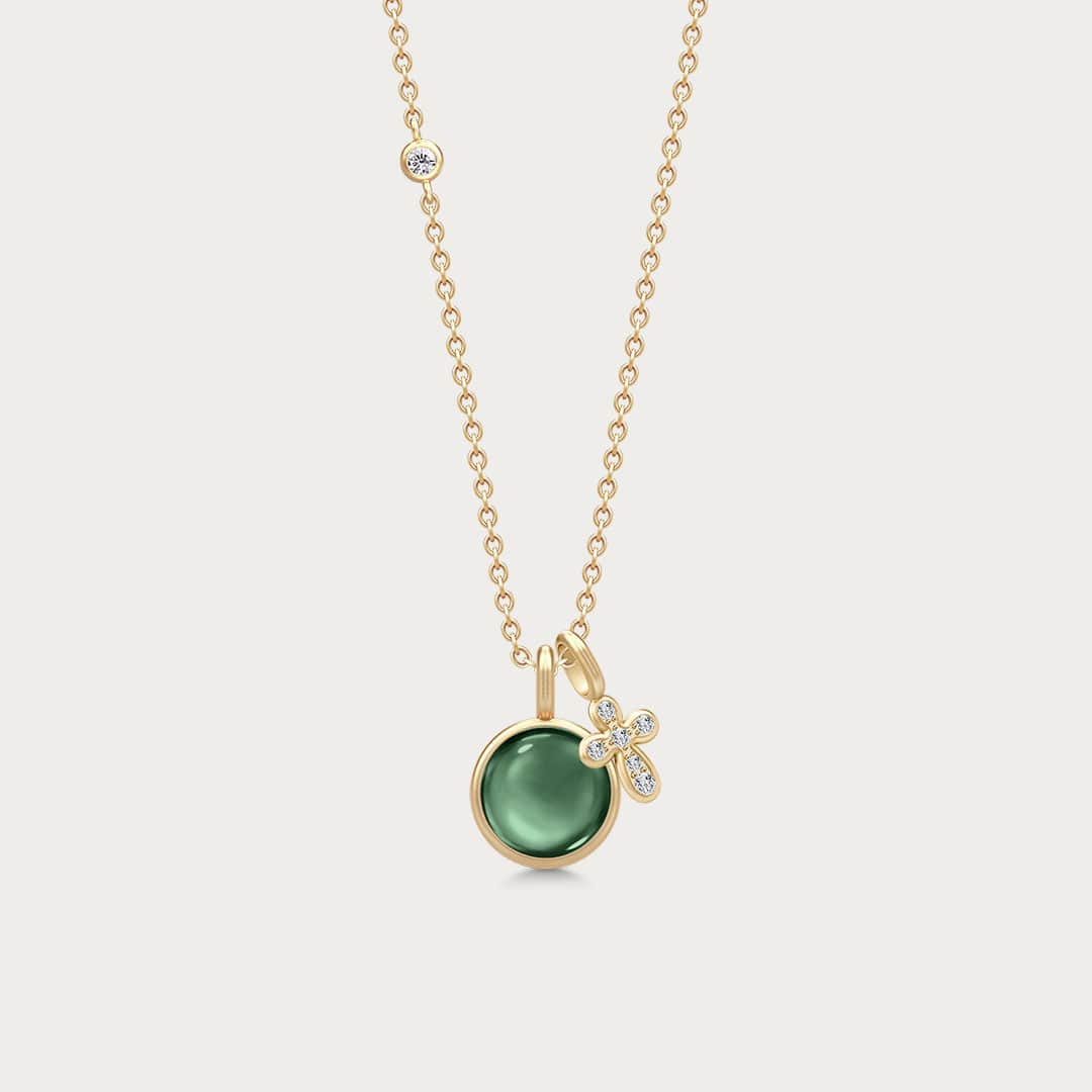 ジュリーサンドラゥのインスタグラム：「Express yourself through our pendant collection and add a touch of color with our new prime pendants.​​​​​​​​​ #juliesandlau」