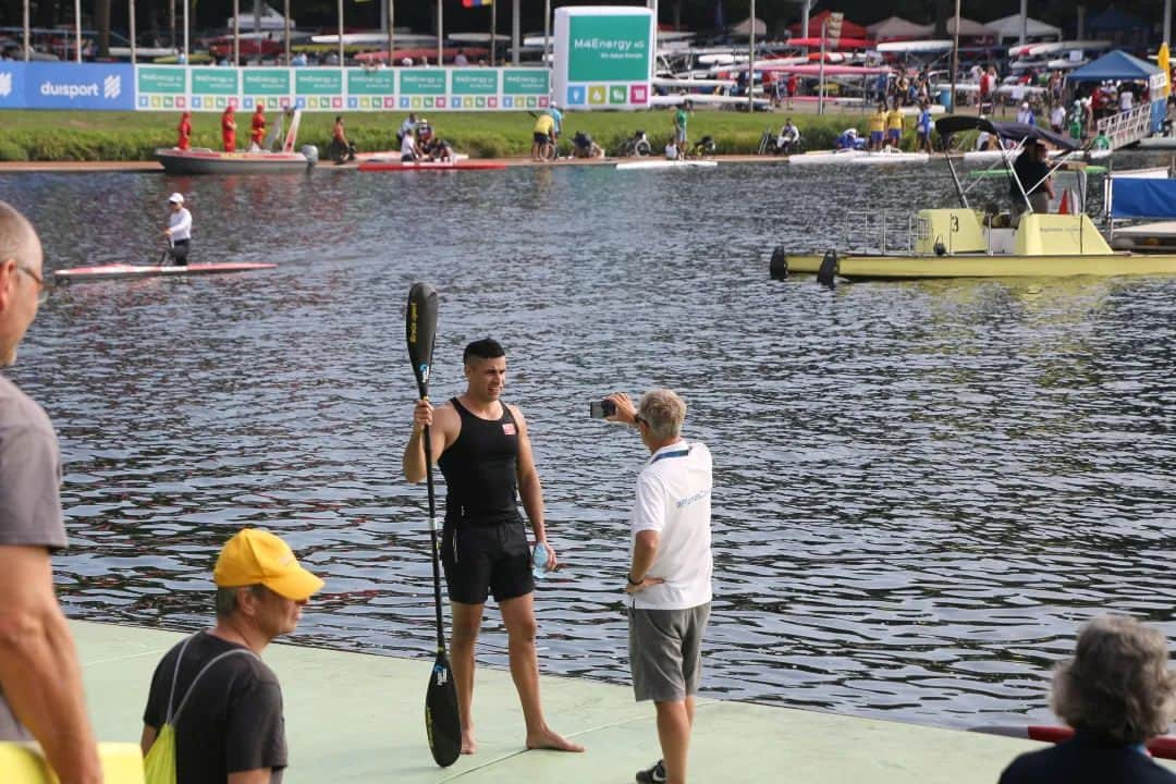 ピッタ・タウファトフアさんのインスタグラム写真 - (ピッタ・タウファトフアInstagram)「That feeling when you make it to the finish line and you're still in the Kayak!  Thank you to the amazing team at @nelokayaks who provided me with this amazing peace of Kayak technology. There will be a time when the arms are as fast as the boat 🙂✊🏽  Watching the nelo team tirelessly service and help all athletes with world class leading boats was great to be a part of. It takes more than just an athlete  but a dedicated group of people to make this all happen.  @planetcanoe @nelokayaks」8月27日 17時12分 - pita_tofua