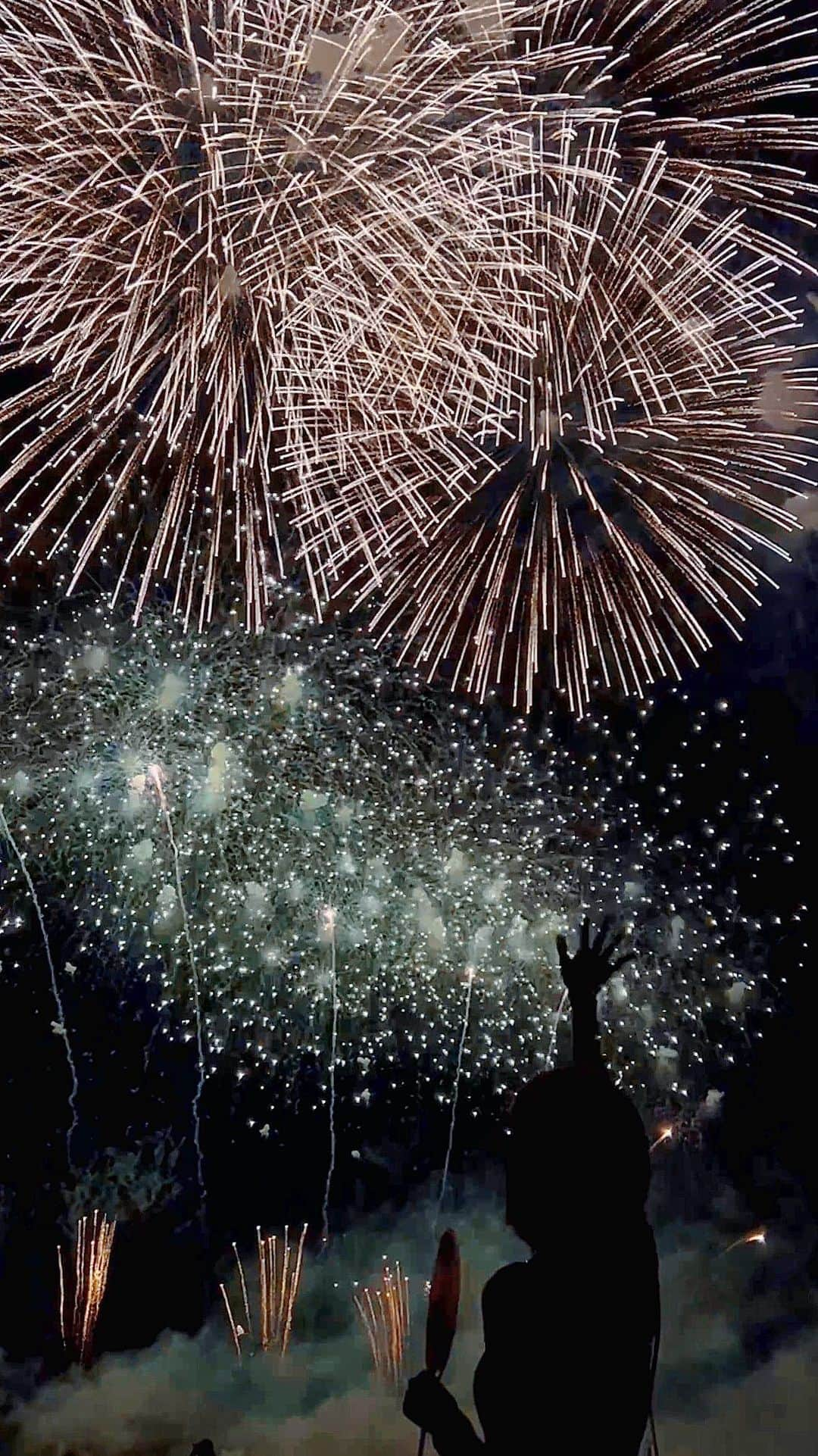 渡辺由布子のインスタグラム：「🎆  日本三大花火大会のひとつ、大曲の花火。 ついにこの夏、初参戦してきました。  4年ぶりの制限無し開催ということもあって、 花火師さんの気合いと情熱を感じる圧巻の4時間。 これはほんのごく一部。  たぶんもう他の花火大会では満足できなくなっちゃうだろうなぁ。  一生に一度は見ておきたい、世界に誇れる日本の夏の風物詩。  #行くぜ東北 #大曲花火大会 #大曲の花火 #夏休み #fireworkshow #omagarifireworks   🏷️ 大曲花火大会 📍 @omagari_hanabi  🗾 #Omagari (#大曲 ) #Akita (#秋田 ) 🌏 #🇯🇵 #Japan (#日本 )」