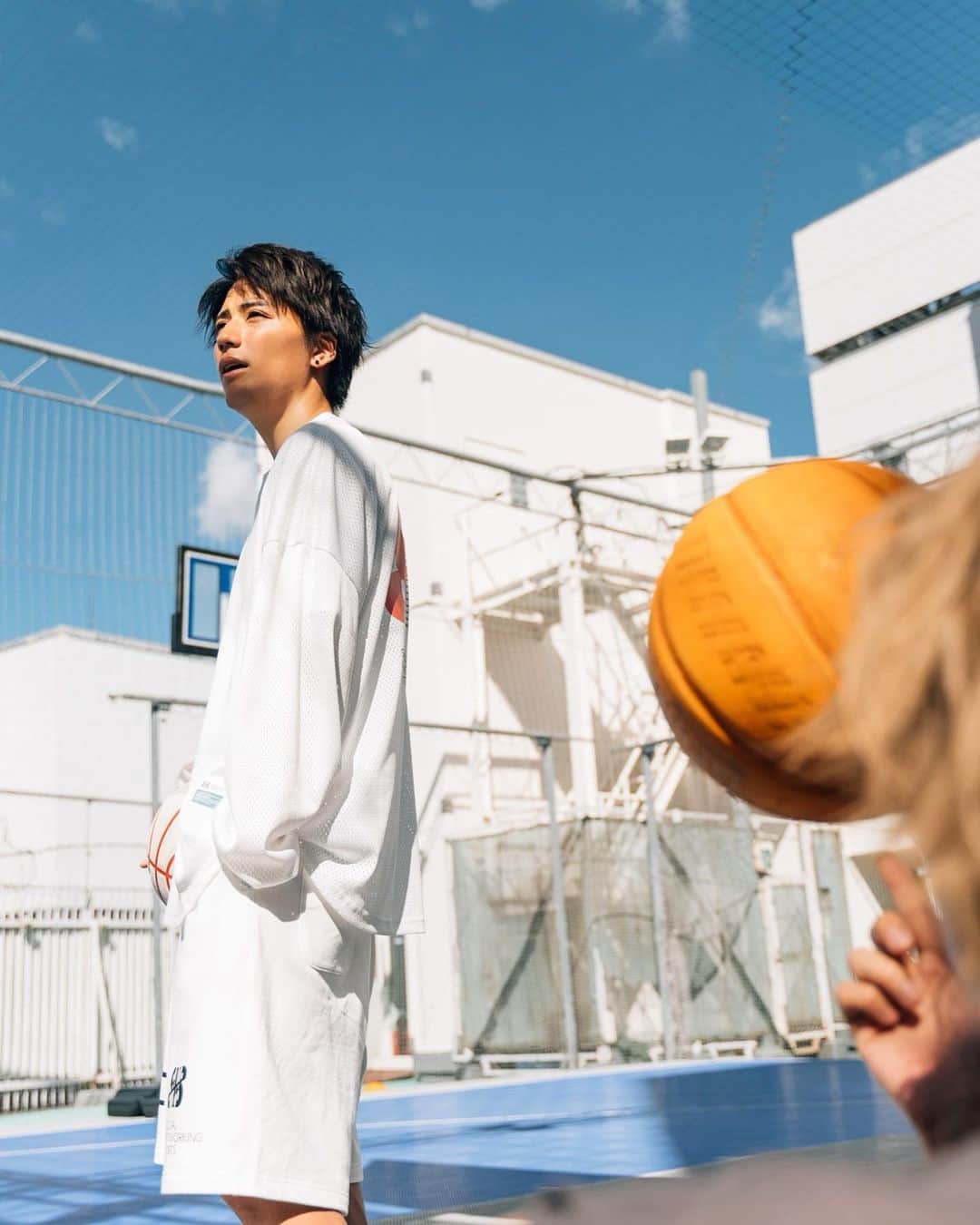 森山さんのインスタグラム写真 - (森山Instagram)「バスケして遊んできた。 今年の夏暑すぎ。でも夏大好き。」8月27日 17時43分 - mori_evisjap