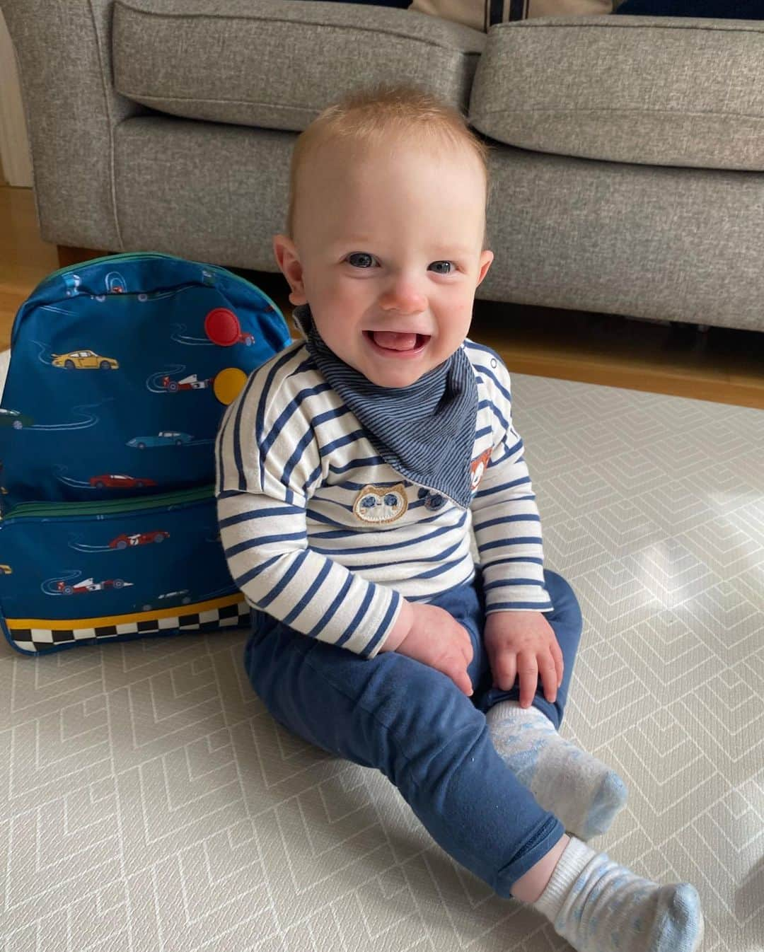 リアム・タンコックさんのインスタグラム写真 - (リアム・タンコックInstagram)「Happy Birthday to our gorgeous, funny, smiley and active baby boy Rory 🩵  Can’t believe it’s been a year since you were born. You have given us so much joy and our whole world.」8月27日 18時30分 - liamtancock