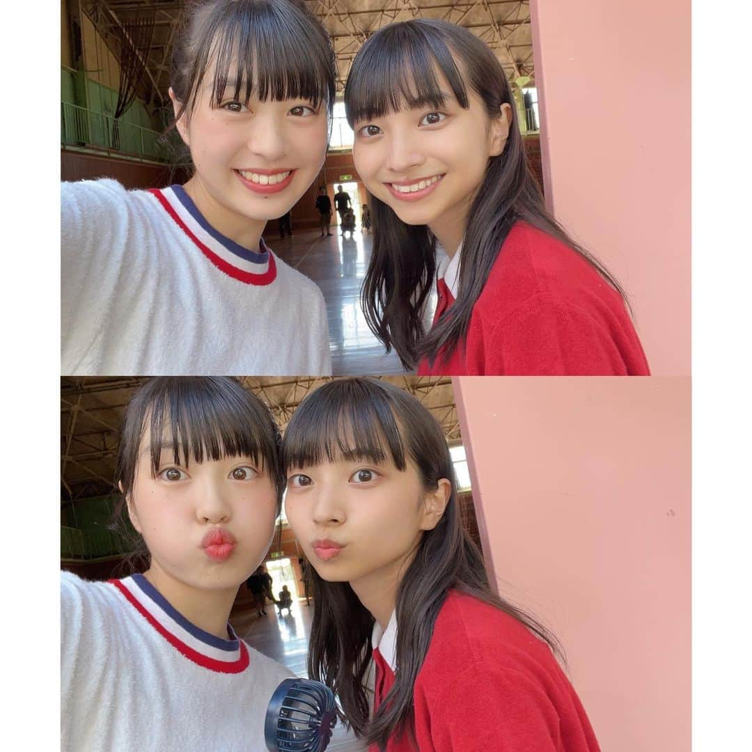 酒井唯菜さんのインスタグラム写真 - (酒井唯菜Instagram)「オフショットです☺︎ ミーちゃん役の可愛い可愛いはるなちゃん(@haruna_takegami_official )と📸♡  #竹内アンナ さん #たぶん、きっと、ぜったい #たぶんきっとぜったい  #mv  #ミーとマイ」8月27日 18時57分 - yuina_sakai_official