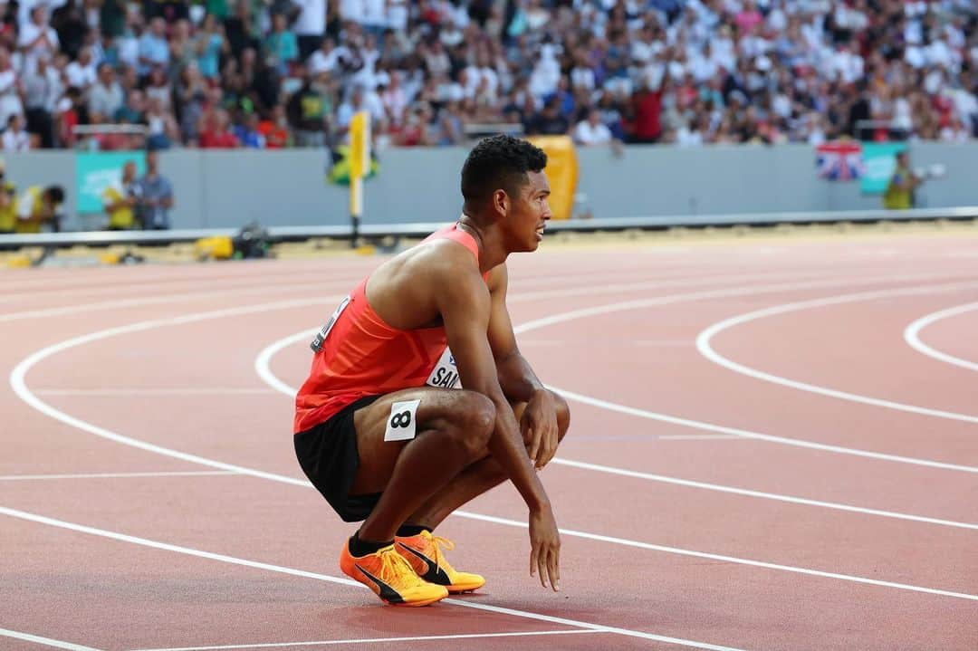 サニブラウン・ハキームのインスタグラム：「Not a bad champs for myself! Def not satisfy! Keeping my head down and inching my way to the top🙏🏼   決勝は行ったけども悔しい結果だった世界陸上！まだまだこれから！」