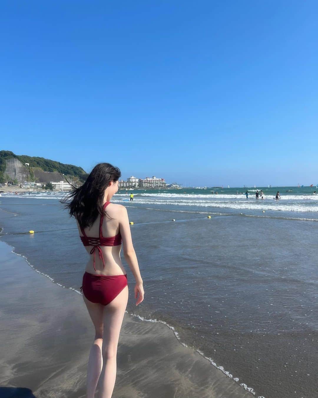 小川沙樹さんのインスタグラム写真 - (小川沙樹Instagram)「友達と海へ行って、鍛えようねとなった1日🥺 ぐうたら暮らしてるので、来年の夏に向けてしっかり身体作ります！」8月27日 20時00分 - ogawa__saki