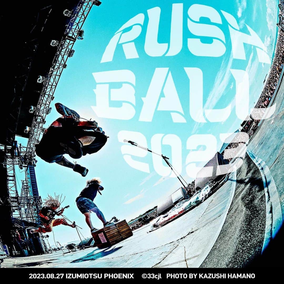 マキシマム ザ ホルモンのインスタグラム：「2023年8月27日(日)  RUSH BALL 2023 @大阪府・泉大津フェニックス  Photo by @hamanokazushi  Design Layout by マキシマムザ亮君  -SETLIST- 1.What's up,people?! 2.「F」 3.ロッキンポ殺し 4.チューチュー ラブリー ムニムニ ムラムラ プリンプリン ボロン ヌルル レロレロ 5.恋のアメリカ 6.恋のスペルマ  #ラシュボ #マキシマムザホルモン #maximumthehormone」