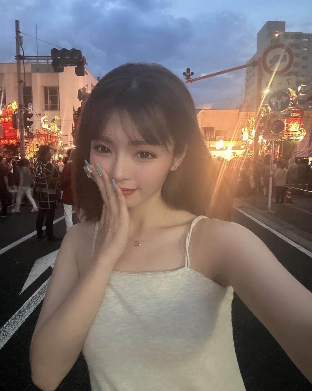 古川結菜のインスタグラム：「お祭りだあいすきｯ💗 たのしかったｯ🥺💗 夏満喫ｯ💟💟  #お祭り」