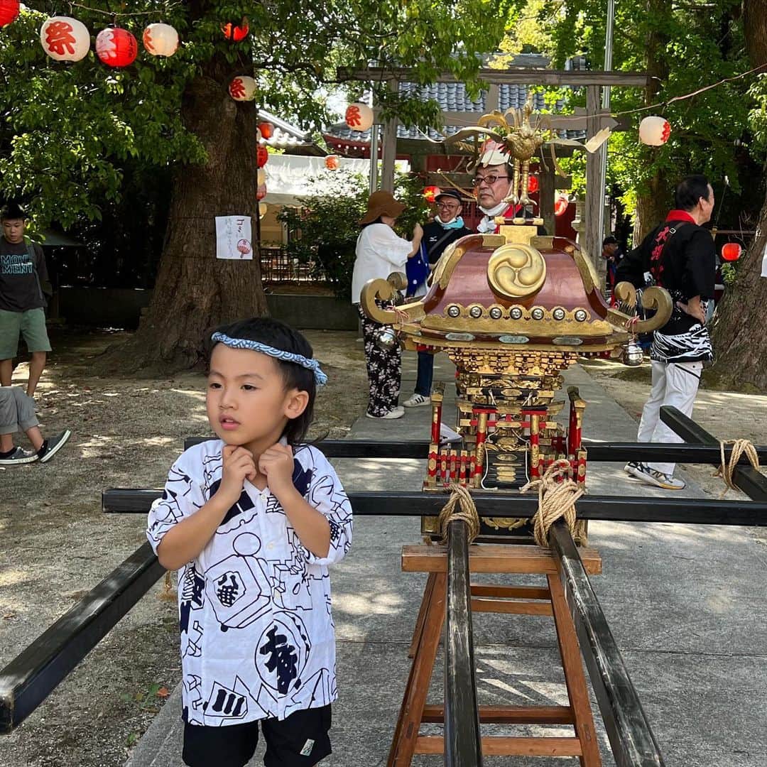 森本容子さんのインスタグラム写真 - (森本容子Instagram)「小さなお祭りでも大興奮✨ #初めてのお祭り」8月27日 20時13分 - yocomorimoto