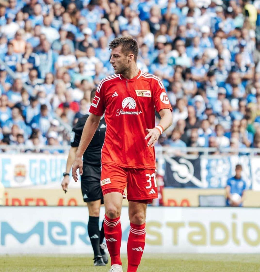 ロビン・クノッヘのインスタグラム：「Gelungener Start in die neue Saison 🙌🏼✔️🔴  #RK31 #EinTeam #Union」