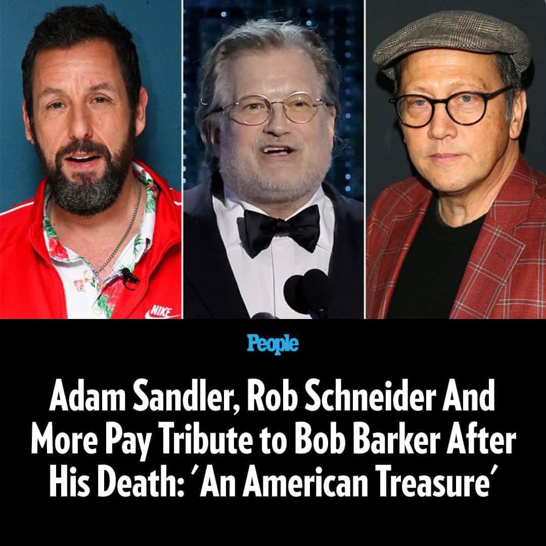 People Magazineさんのインスタグラム写真 - (People MagazineInstagram)「#BobBarker's friends and fans are remembering him as an "American treasure," a "sweet funny guy to hang out with," and "an absolute legend."  On Saturday, after it was announced that the legendary host of The Price is Right had died at age 99, celebrities and media personalities began to share their memories of and with Barker — who hosted the show for 35 years before announcing his retirement at the age of 87.  “It is with profound sadness that we announce that the World’s Greatest MC who ever lived, Bob Barker, has left us," longtime publicist Roger Neal said in a statement.  Sandler, who famously shared plenty of on-screen fun with Barker for his 1996 comedy Happy Gilmore, wrote on Instagram that Saturday marked a "heartbreaking day" for him. Tap the link our bio for the full story. 📷: Getty Images」8月27日 21時00分 - people