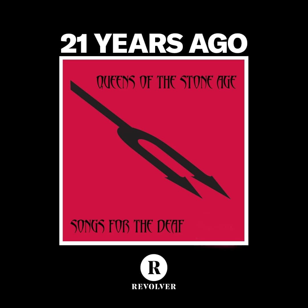 Revolverのインスタグラム：「😈 Queens of the Stone Age released their smash album, 'Songs for the Deaf,' on this date in 2002.⁠ ⁠ A great QOTSA album — or the greatest QOTSA album?」