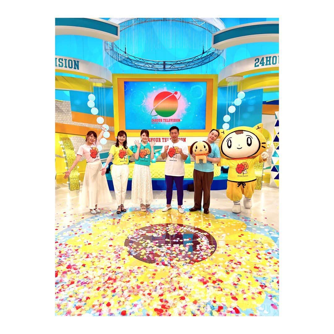 中谷しのぶのインスタグラム：「🌍🌍🌍  今年も #24時間テレビ  ありがとうございました！！」