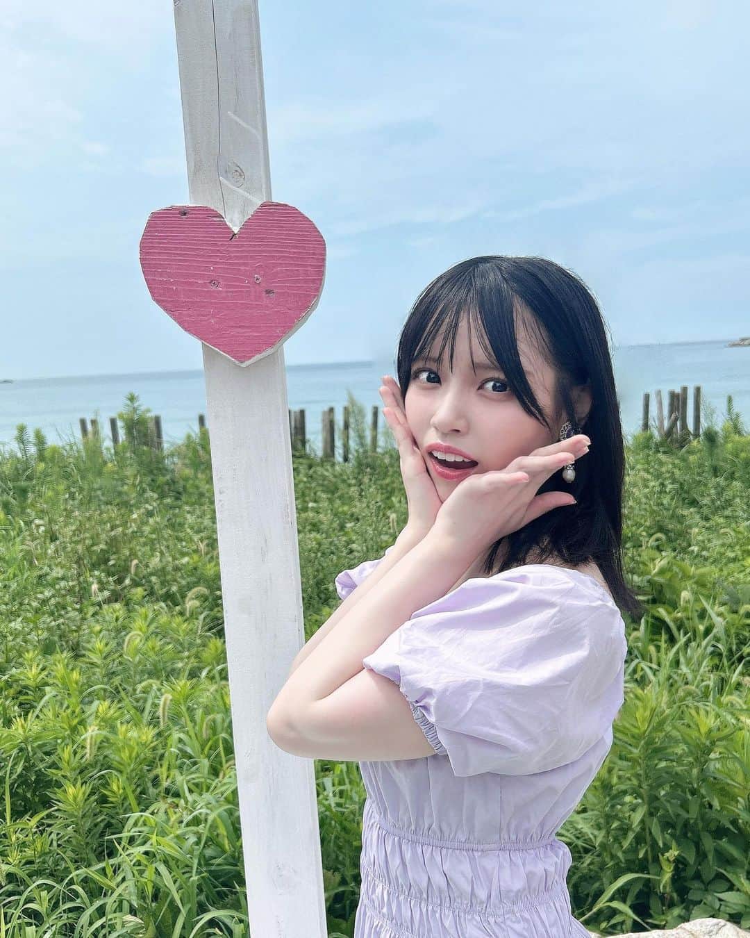 岩田陽菜のインスタグラム：「今日もらぶだよ~(^っ ̫ -^)⊃🩷🩷🩷」