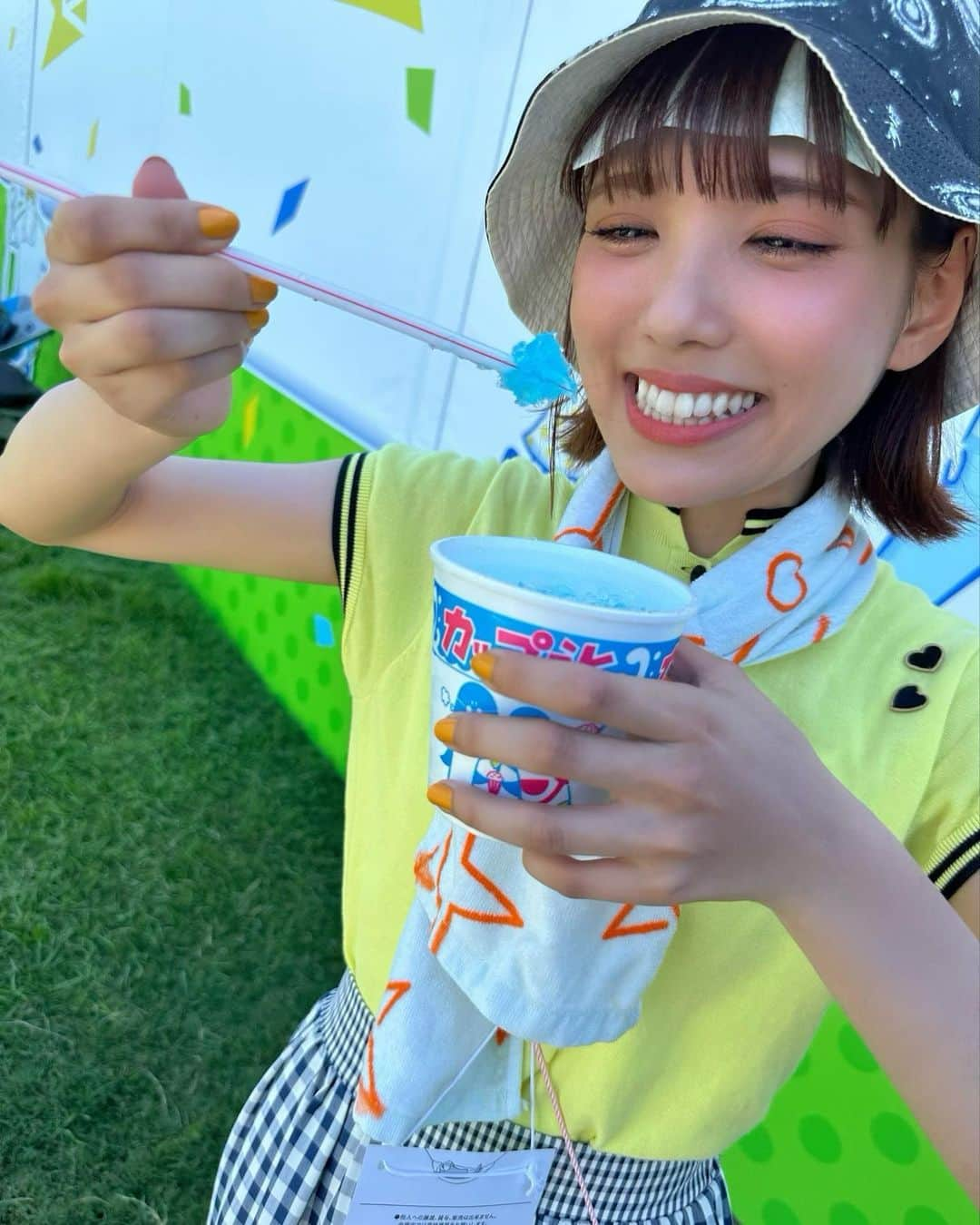 幹葉（スピラ・スピカ）さんのインスタグラム写真 - (幹葉（スピラ・スピカ）Instagram)「2023夏in福岡🍧💙 皆は今年かき氷食べたか？🥄 #SansanKBCオーガスタ2023 #KBC_MUSIC #福岡 #糸島 #芥屋 #芥屋ゴルフ倶楽部 #かき氷 #ブルーハワイ #幹葉美味しい思い出」8月27日 21時17分 - kanbajyanaiyo