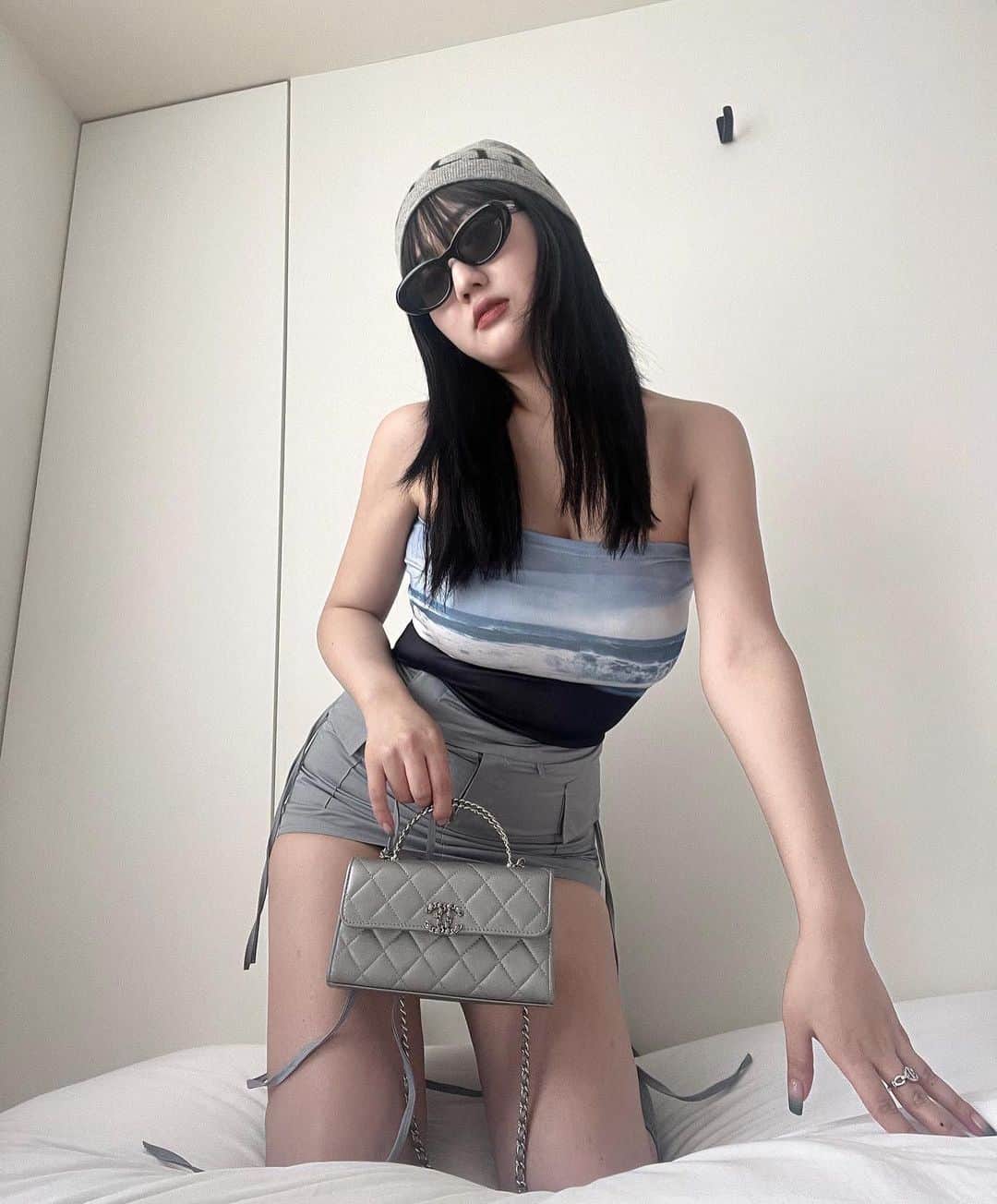 河崎みーなのインスタグラム：「🤍💦 . . . .」
