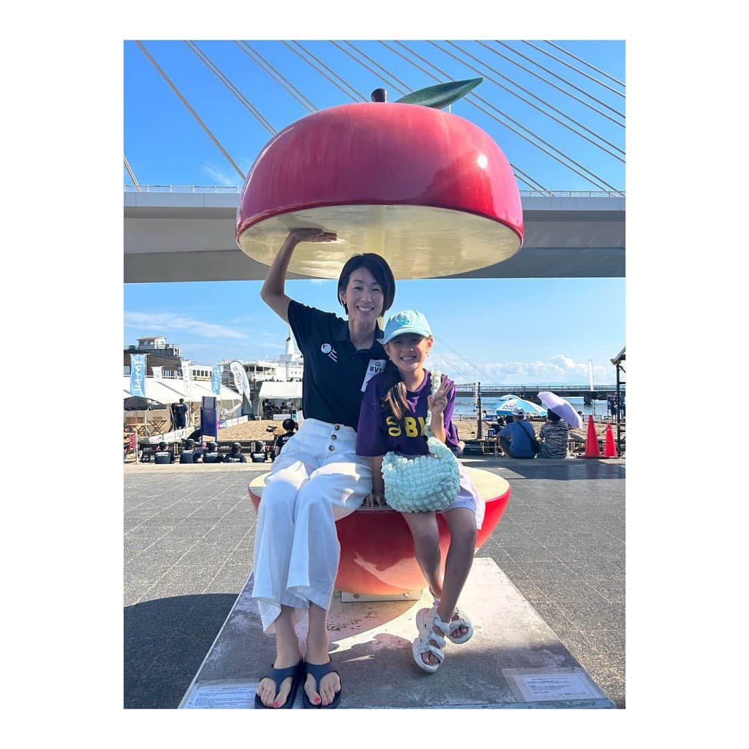 浦田聖子のインスタグラム：「． #🍎 #青森 #東北新幹線 #夏休み最終日」